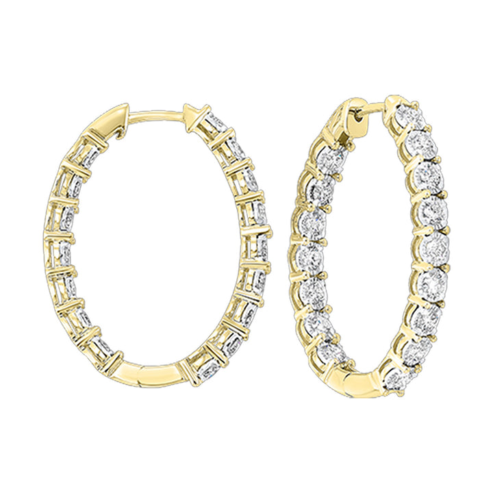 14Kt Yellow Gold Diamond 1/2Ctw Earring