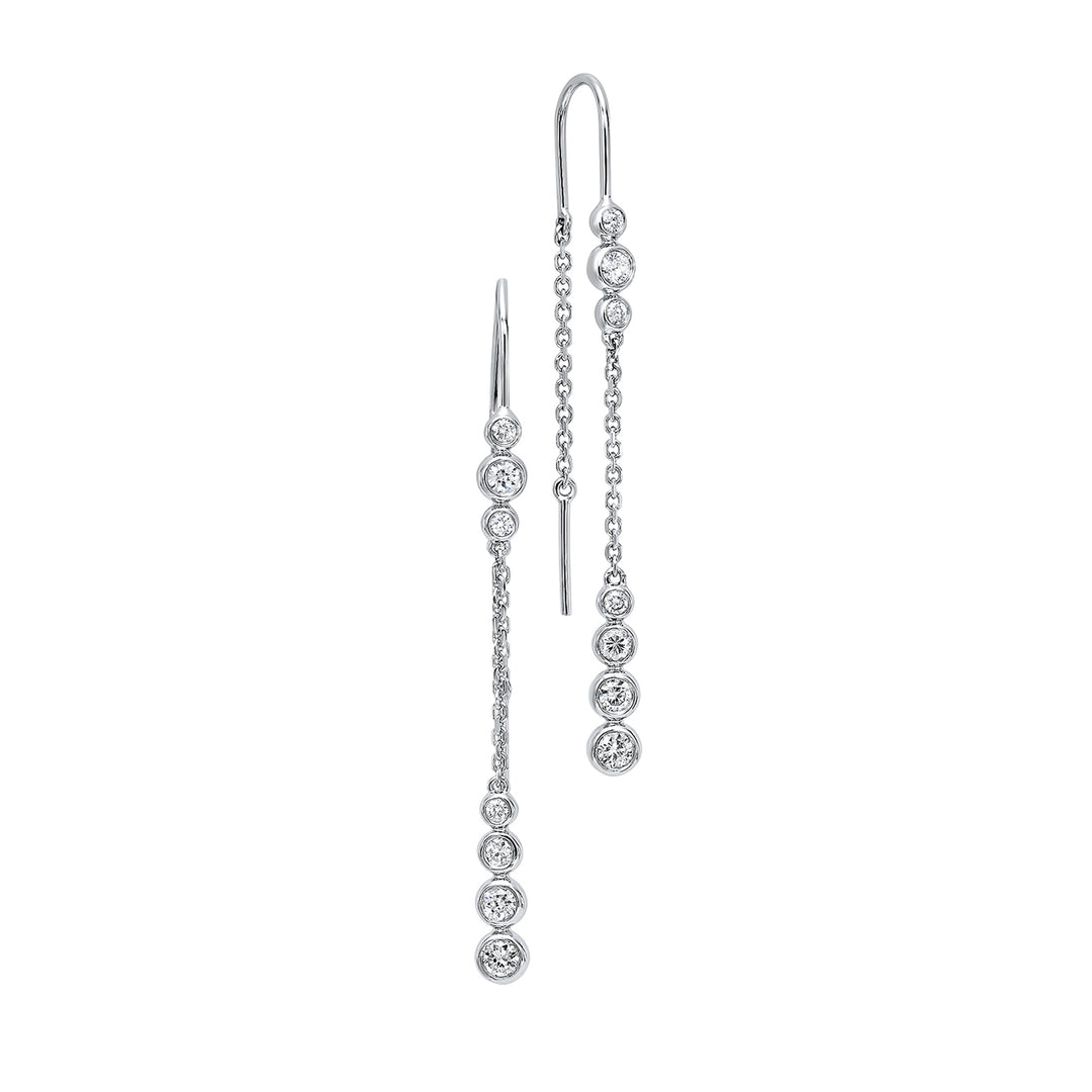 14Kt White Gold Diamond 1/2Ctw Earring