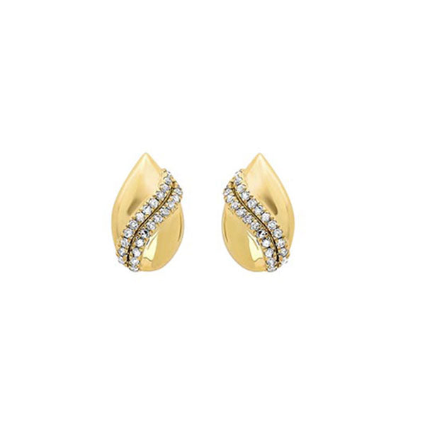 10Kt Yellow Gold Diamond 1/7Ctw Earring