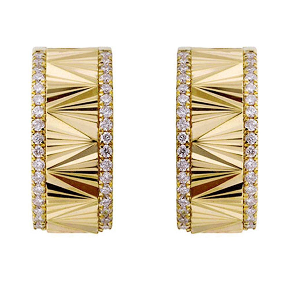 14Kt Yellow Gold Diamond 1/3Ctw Earring