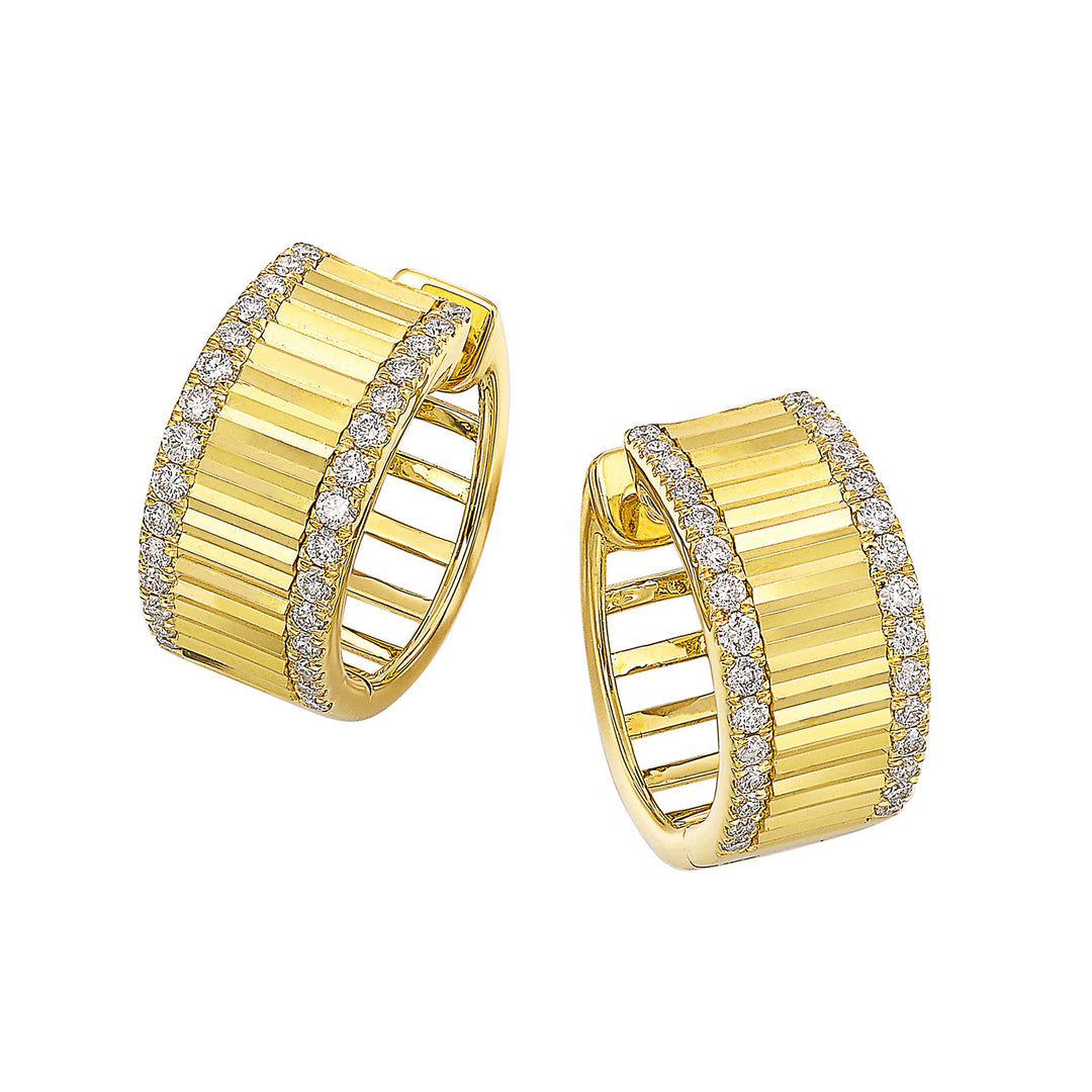 14Kt Yellow Gold Diamond 1/2Ctw Earring