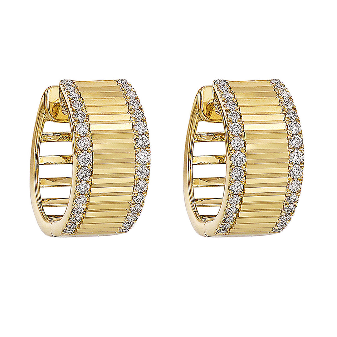 14Kt Yellow Gold Diamond 1/2Ctw Earring