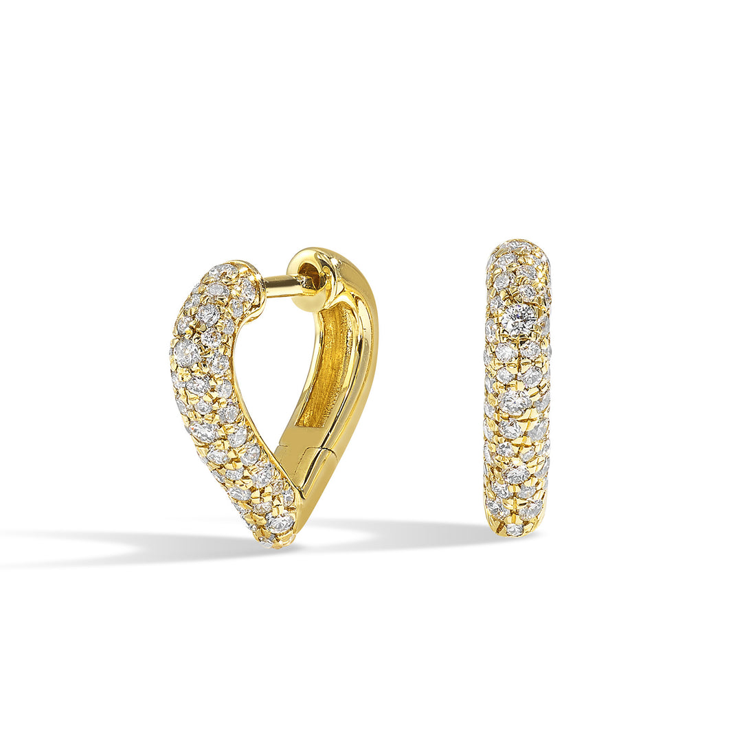 14Kt Yellow Gold Diamond 1/2Ctw Earring
