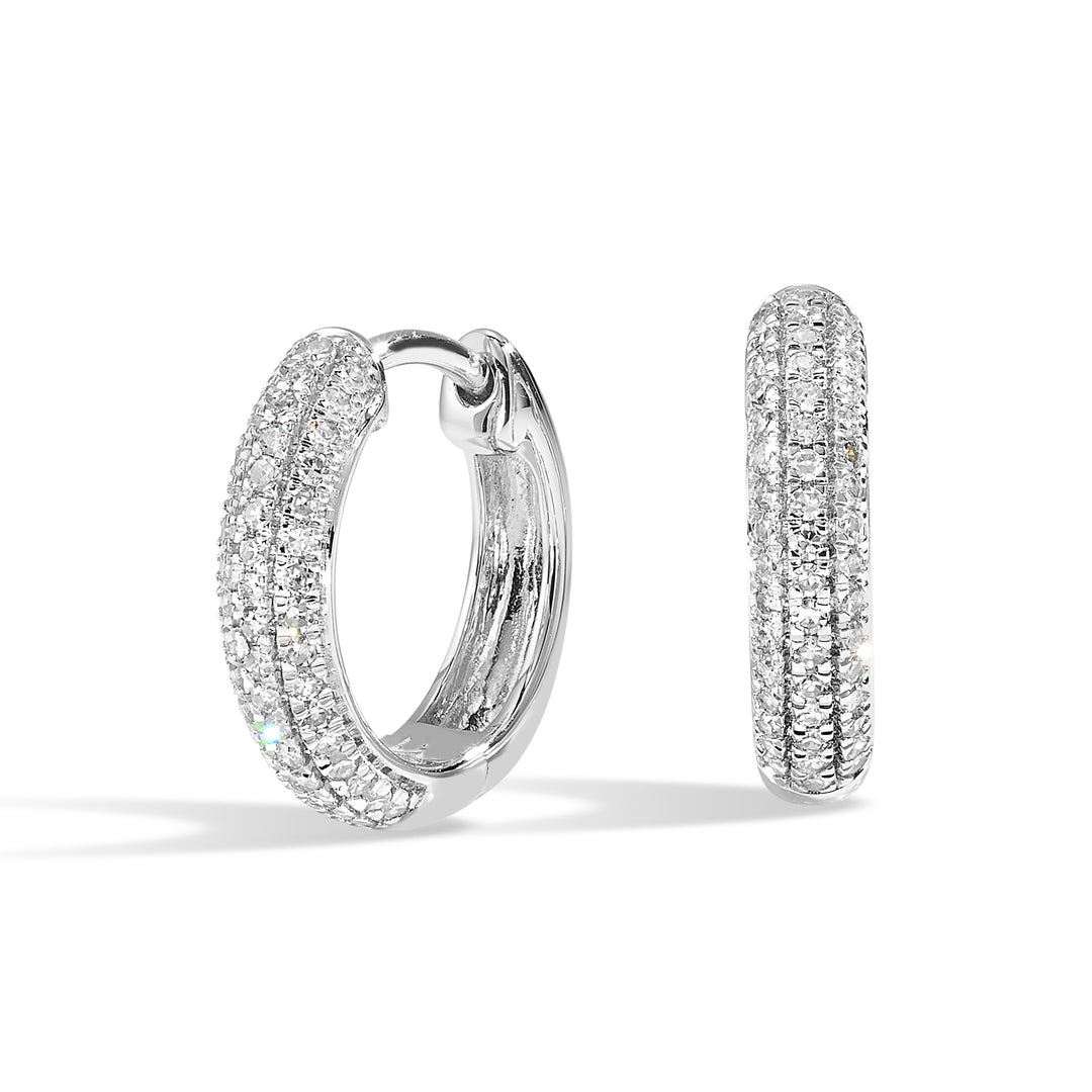 14Kt White Gold Diamond 1/4Ctw Earring