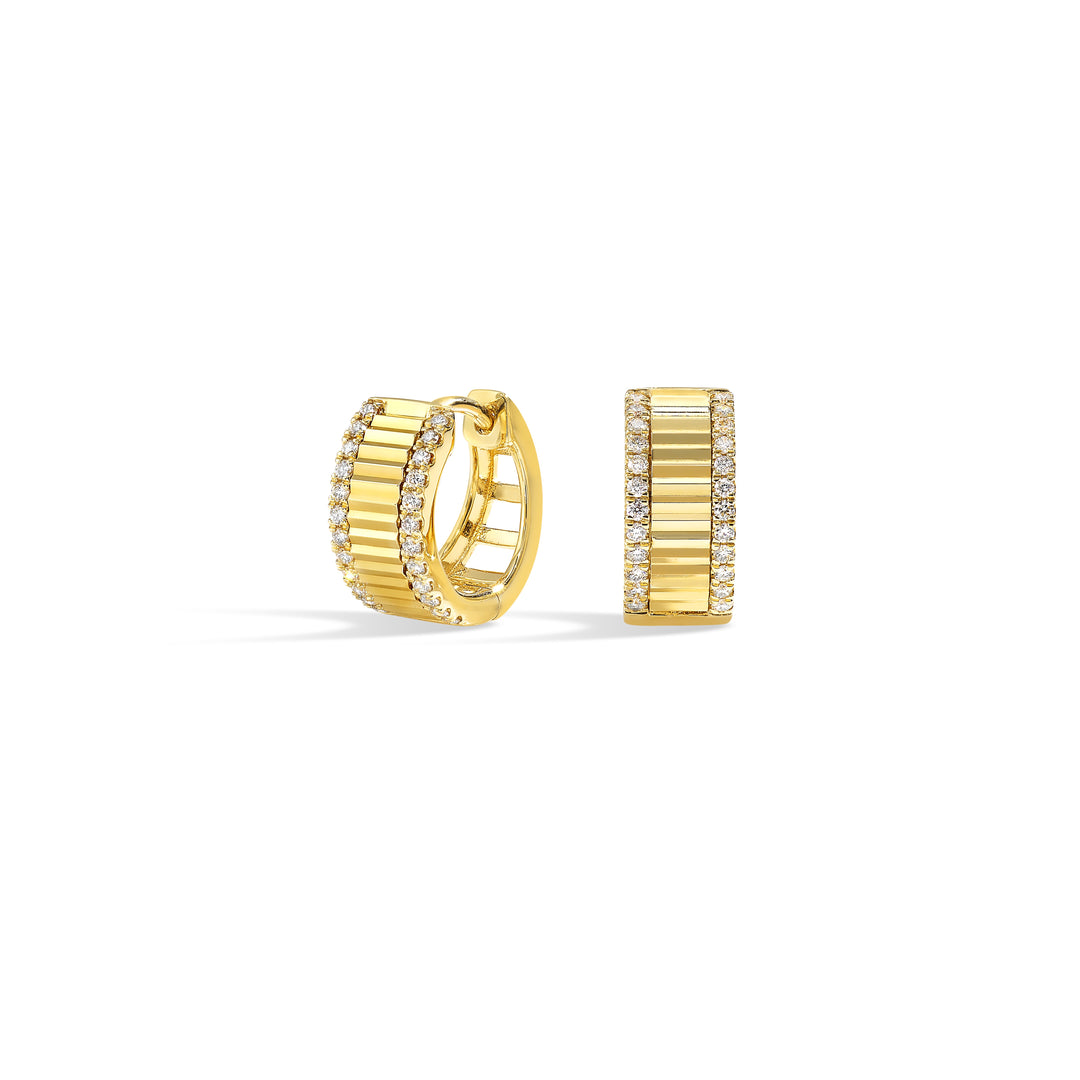 14Kt Yellow Gold Diamond 1/4Ctw Earring