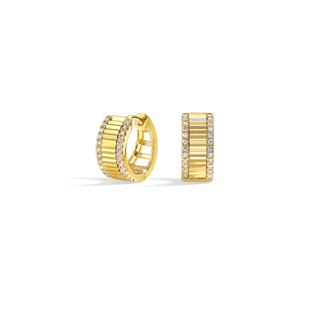 14Kt Yellow Gold Diamond 1/4Ctw Earring
