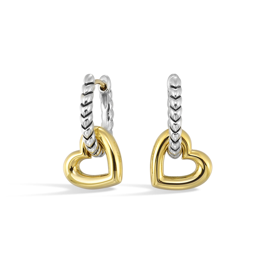 Gold Silver White Yellow Earring