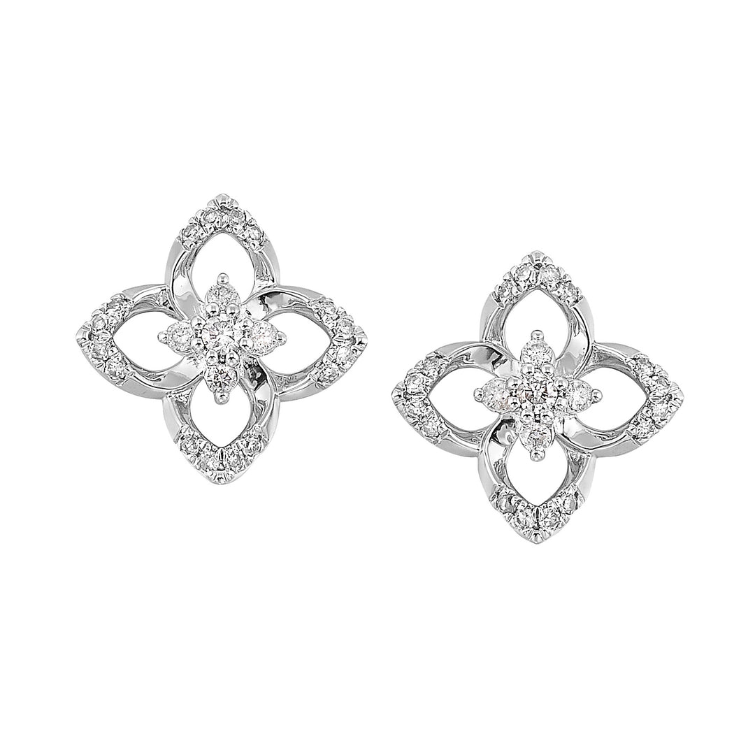 14Kt White Gold Diamond 1/5Ctw Earring