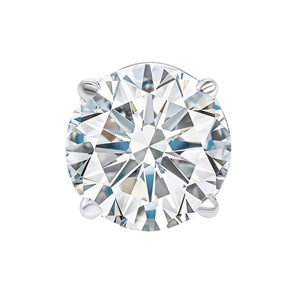 14Kt White Gold Diamond 1Ctw Single Earring