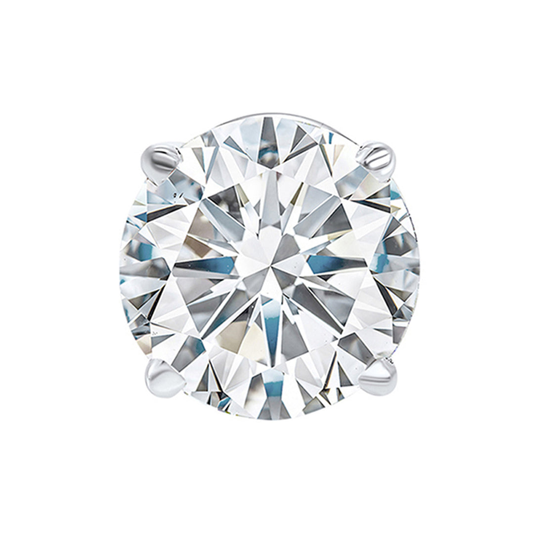 14Kt White Gold Diamond 1/2Ctw Single Earring