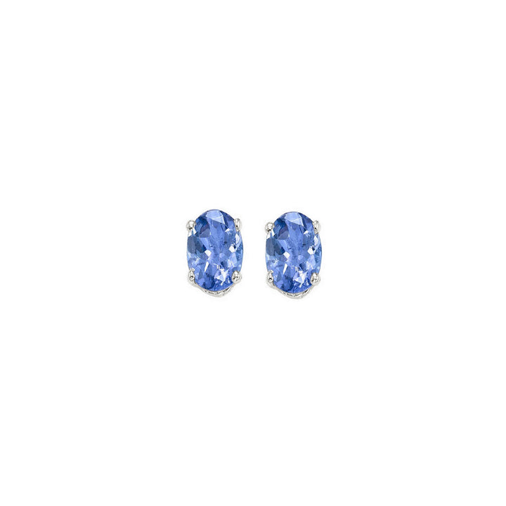 14Kt White Gold & Tanzanite 1/2Ctw Earring
