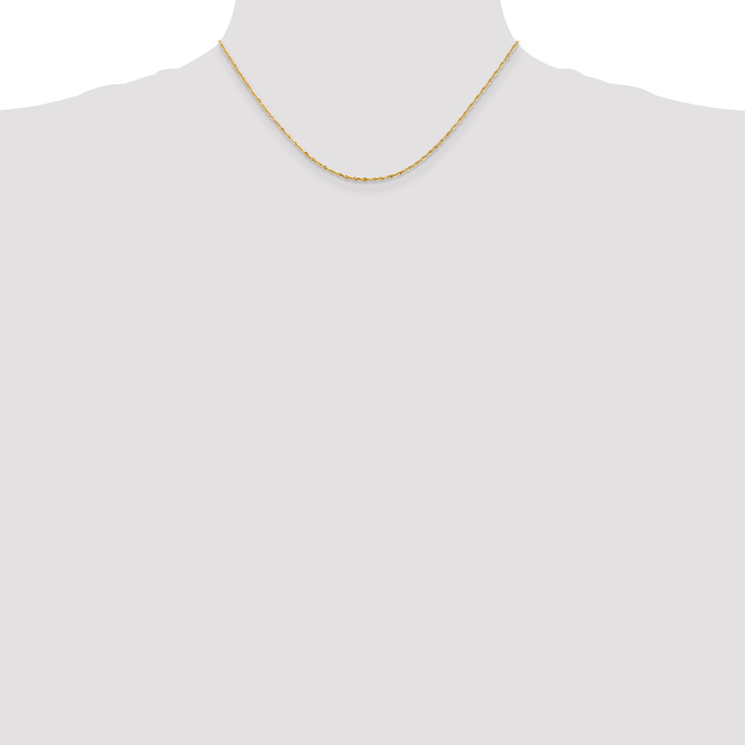 14k 1.5mm Ultra D/C Lightweight Rope Chain