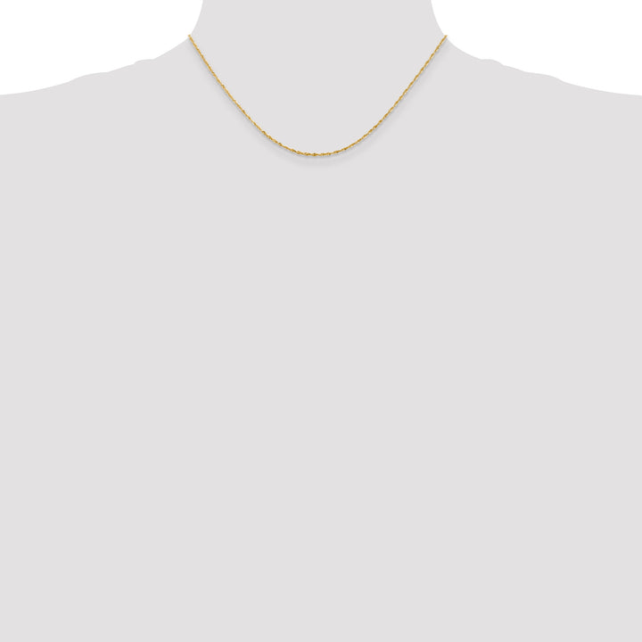 14k 1.5mm Ultra D/C Lightweight Rope Chain