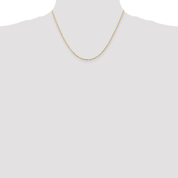 14k 1.5mm Ultra D/C Lightweight Rope Chain