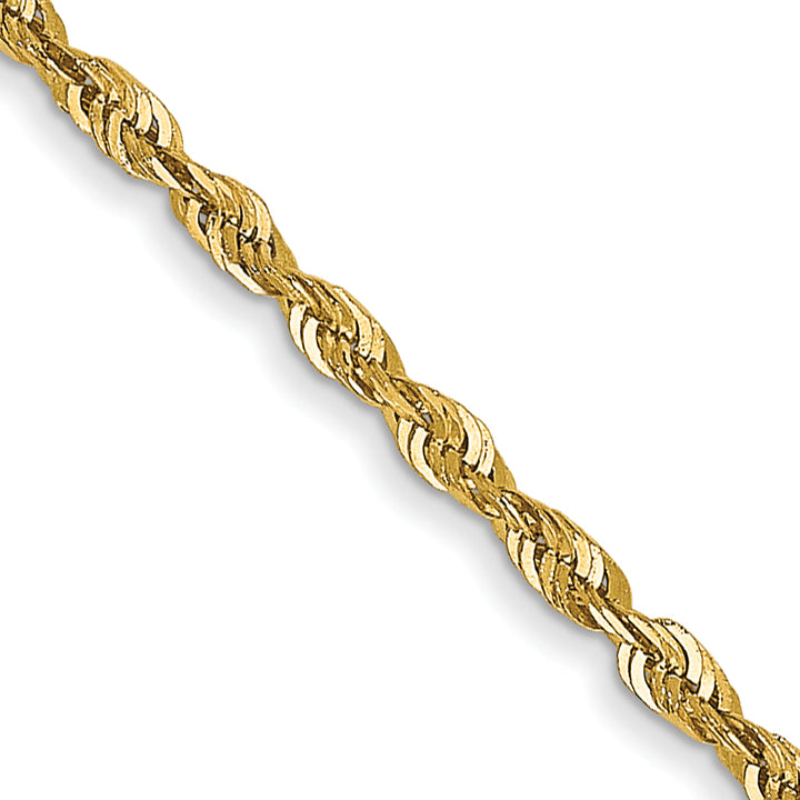 14k 1.5mm Ultra D/C Lightweight Rope Chain