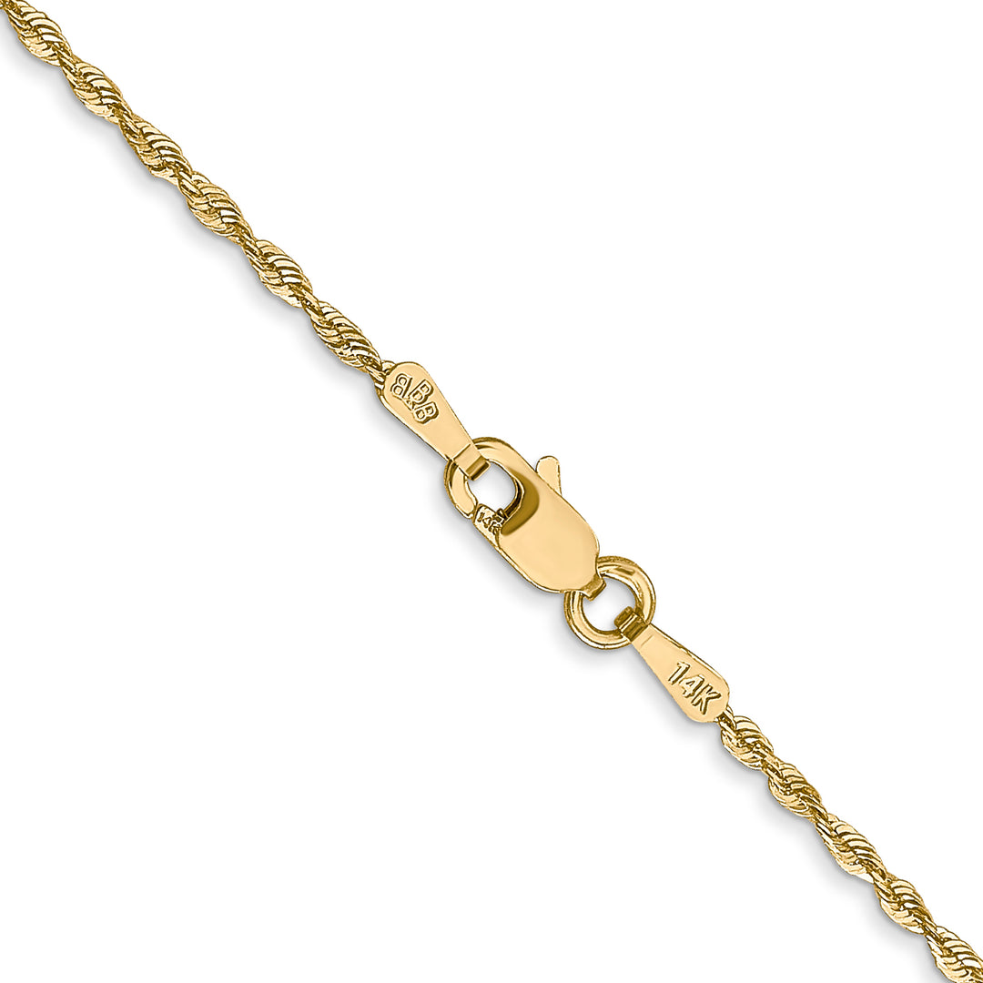14k 1.5mm Ultra D/C Lightweight Rope Chain