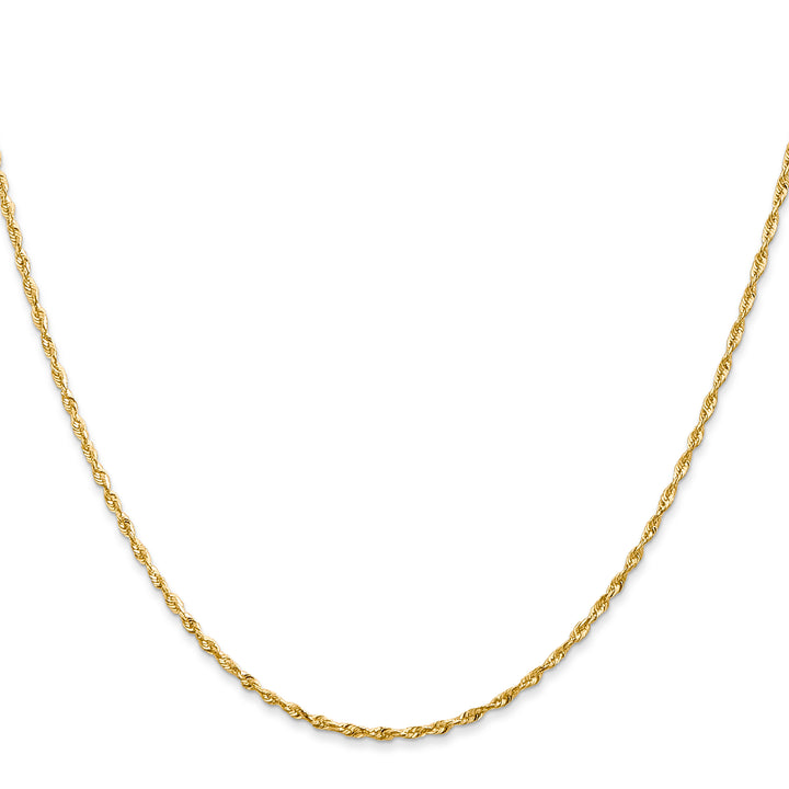 14k 1.5mm Ultra D/C Lightweight Rope Chain