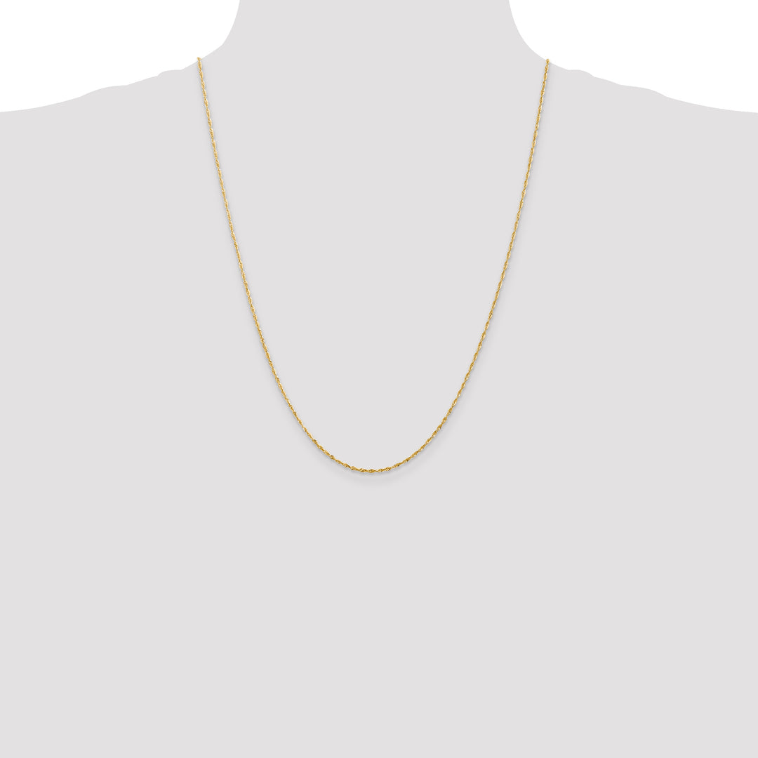 14k 1.5mm Ultra D/C Lightweight Rope Chain