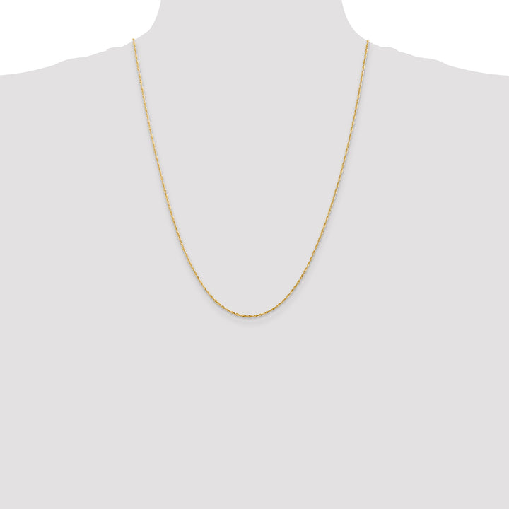 14k 1.5mm Ultra D/C Lightweight Rope Chain