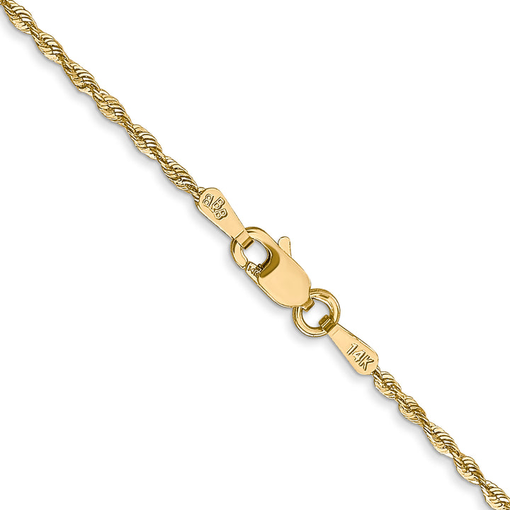 14k 1.5mm Ultra D/C Lightweight Rope Chain