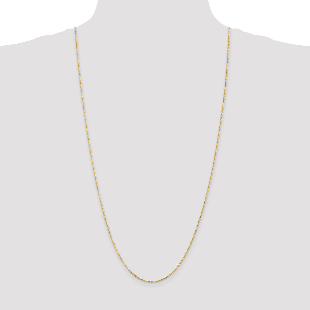 14k 1.5mm Ultra D/C Lightweight Rope Chain