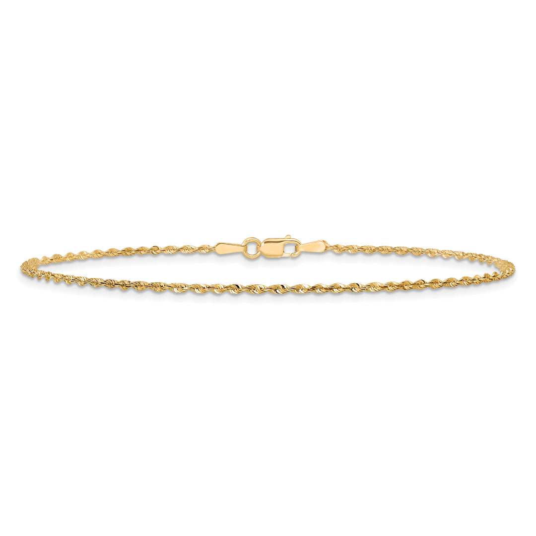 14k 1.5mm Ultra D/C Lightweight Rope Chain
