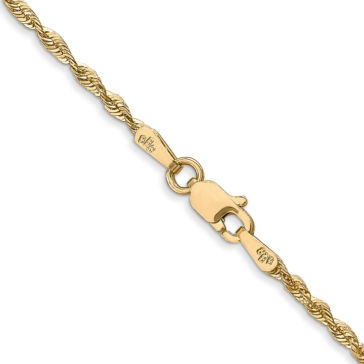 14k 1.8mm Ultra D/C Lightweight Rope Chain