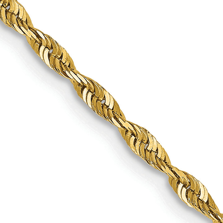 14k 2.0mm Ultra D/C Lightweight Rope Chain