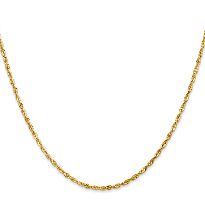 14k 2.0mm Ultra D/C Lightweight Rope Chain
