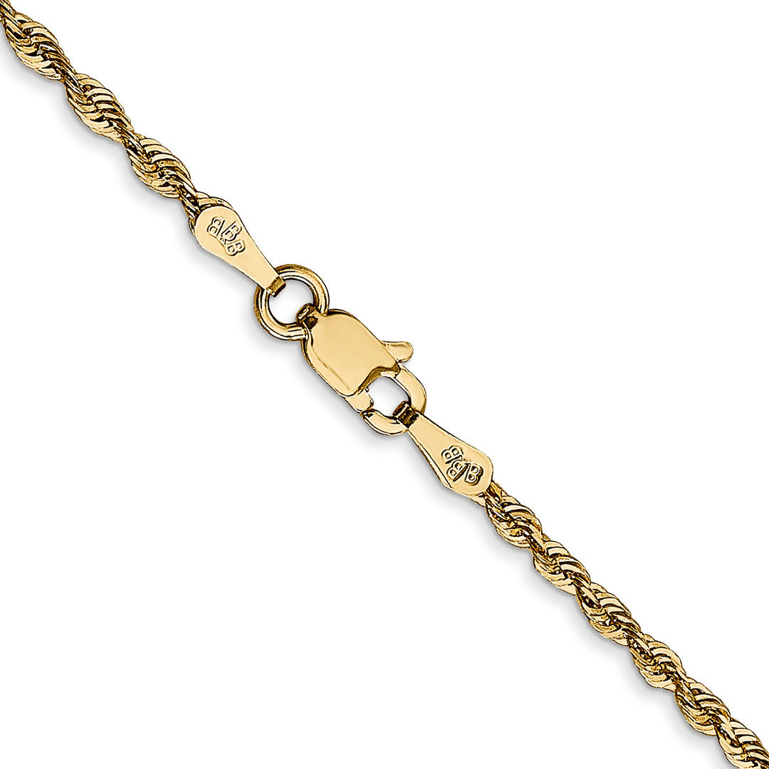 14k 2.0mm Ultra D/C Lightweight Rope Chain