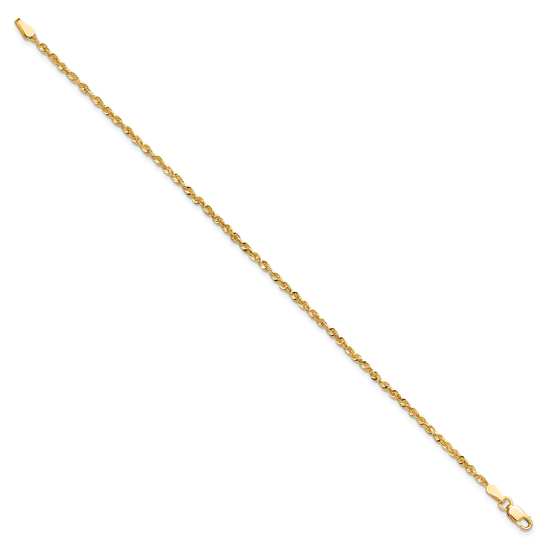 14k 2.0mm Ultra D/C Lightweight Rope Chain
