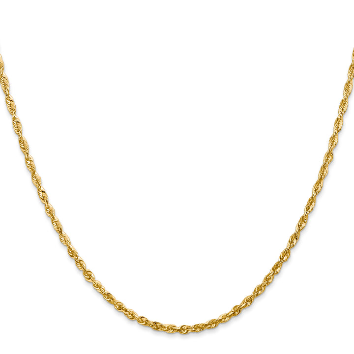 14k 2.25mm Ultra D/C Lightweight Rope Chain