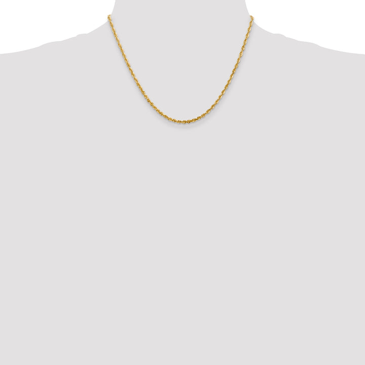 14k 2.75mm Ultra D/C Lightweight Rope Chain