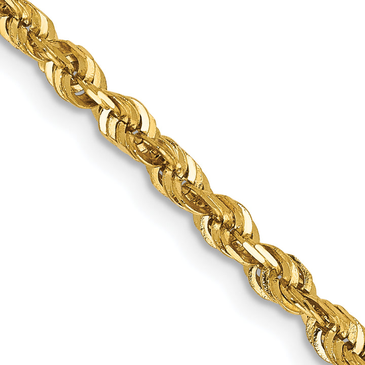 14k 2.75mm Ultra D/C Lightweight Rope Chain