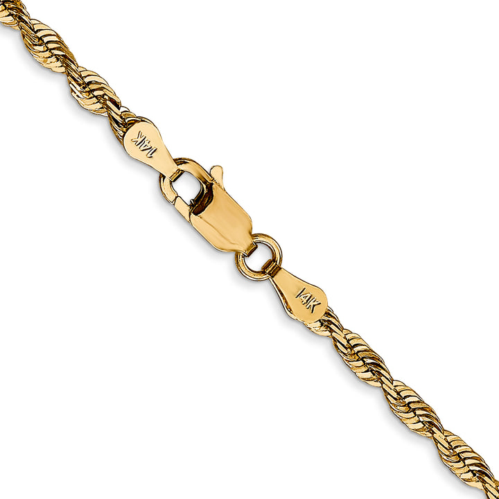 14k 2.75mm Ultra D/C Lightweight Rope Chain