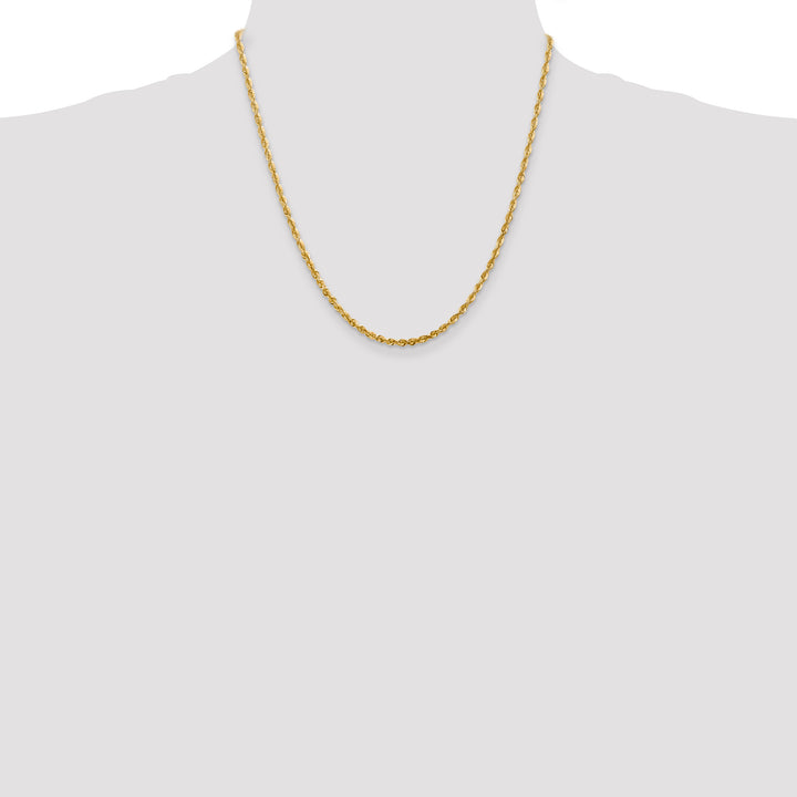 14k 2.75mm Ultra D/C Lightweight Rope Chain
