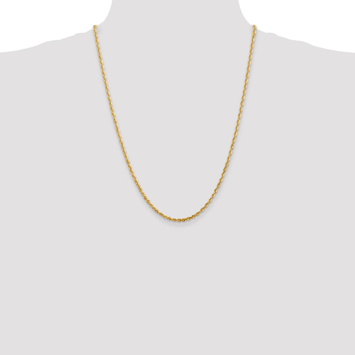 14k 2.75mm Ultra D/C Lightweight Rope Chain