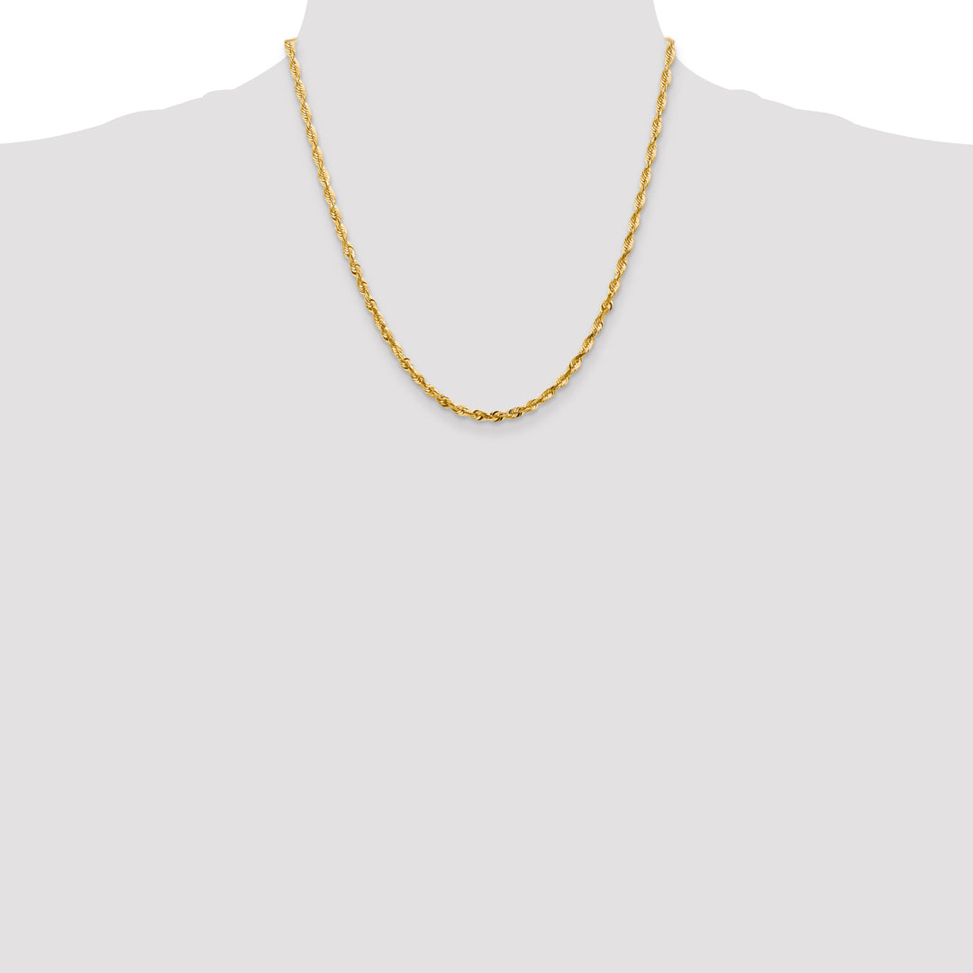 14k 4.0mm Ultra D/C Lightweight Rope Chain