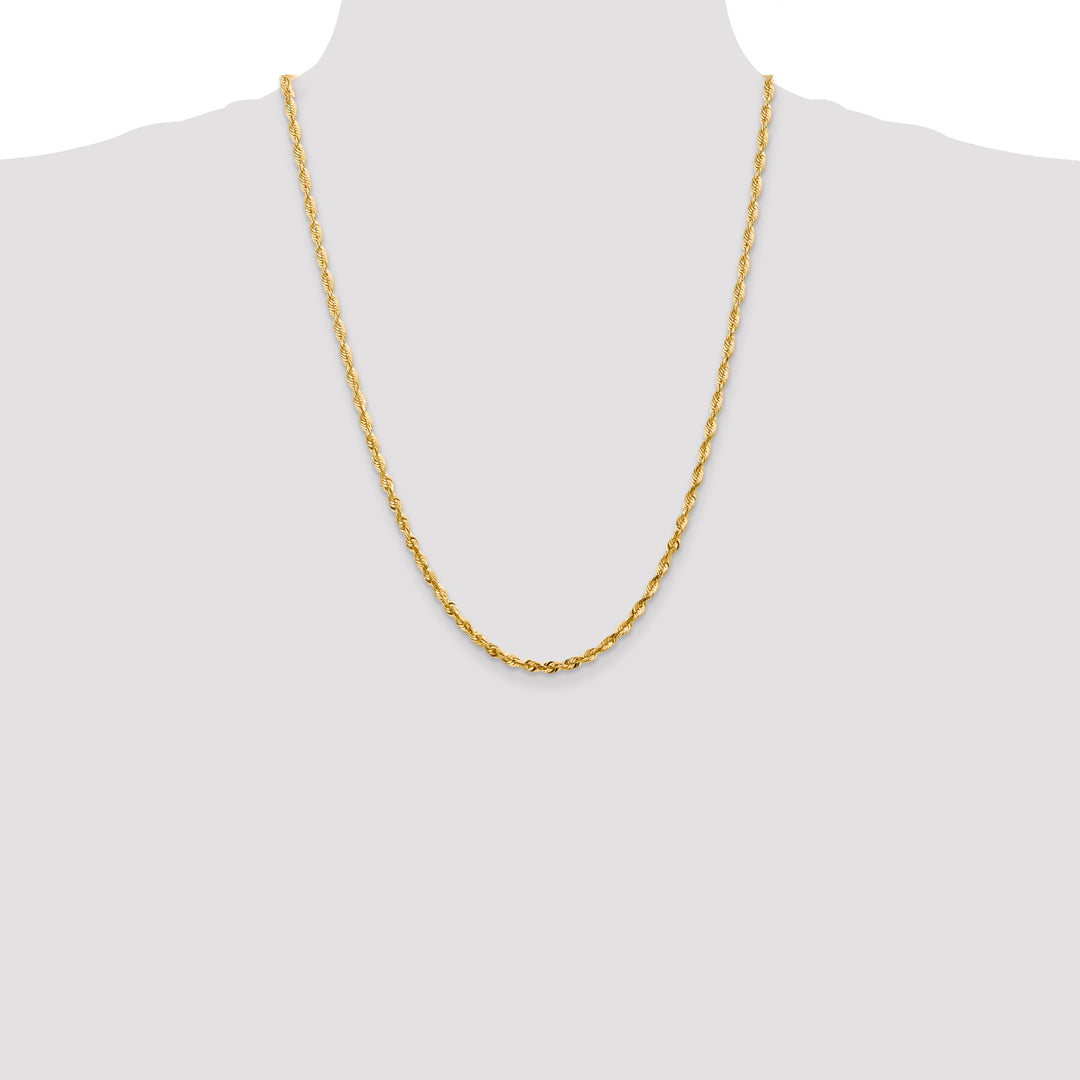 14k 4.0mm Ultra D/C Lightweight Rope Chain