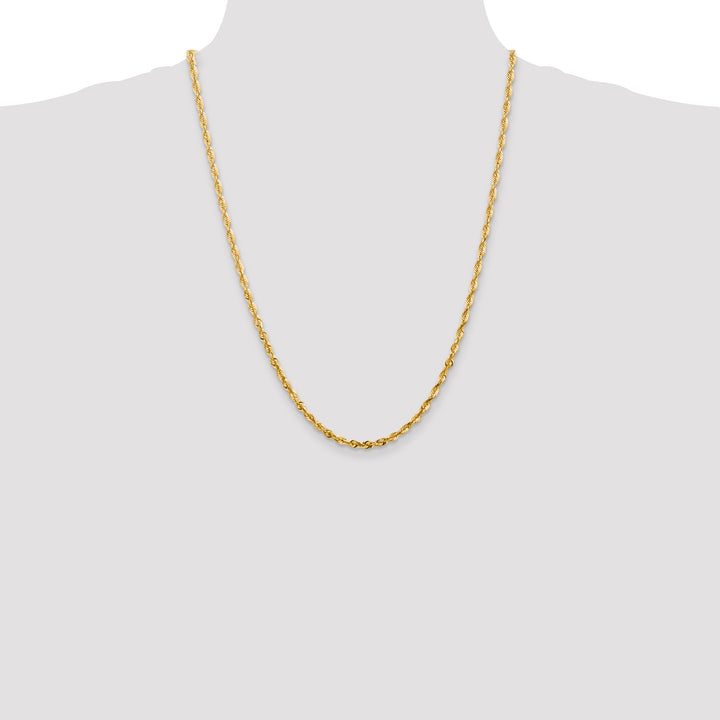 14k 4.0mm Ultra D/C Lightweight Rope Chain