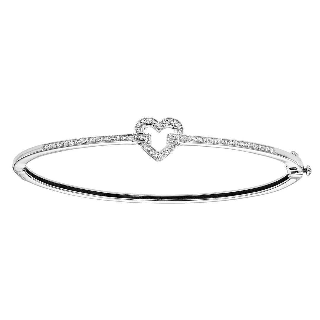 Silver Diamond 1/10Ctw Bracelet