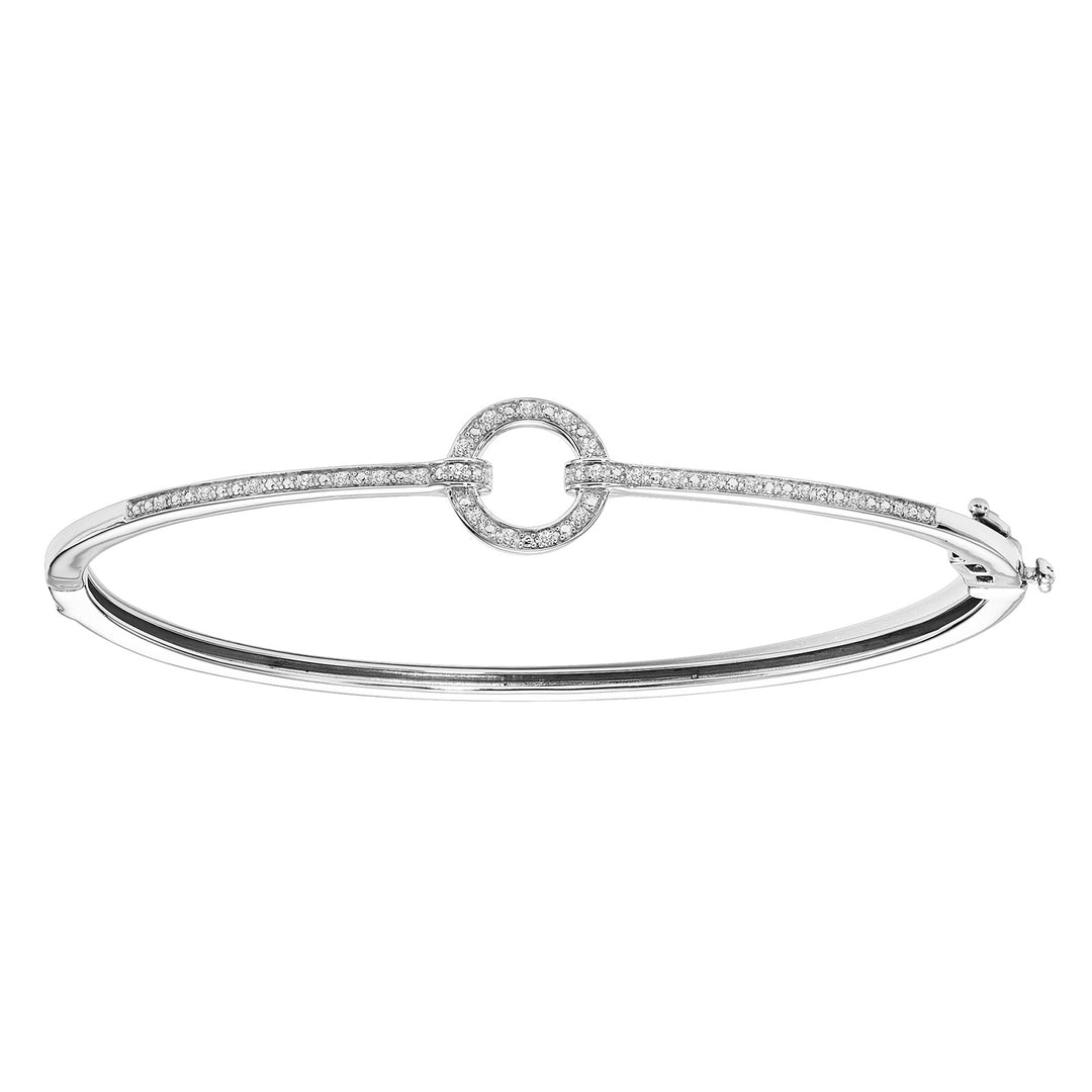 Silver Diamond 1/10Ctw Bracelet