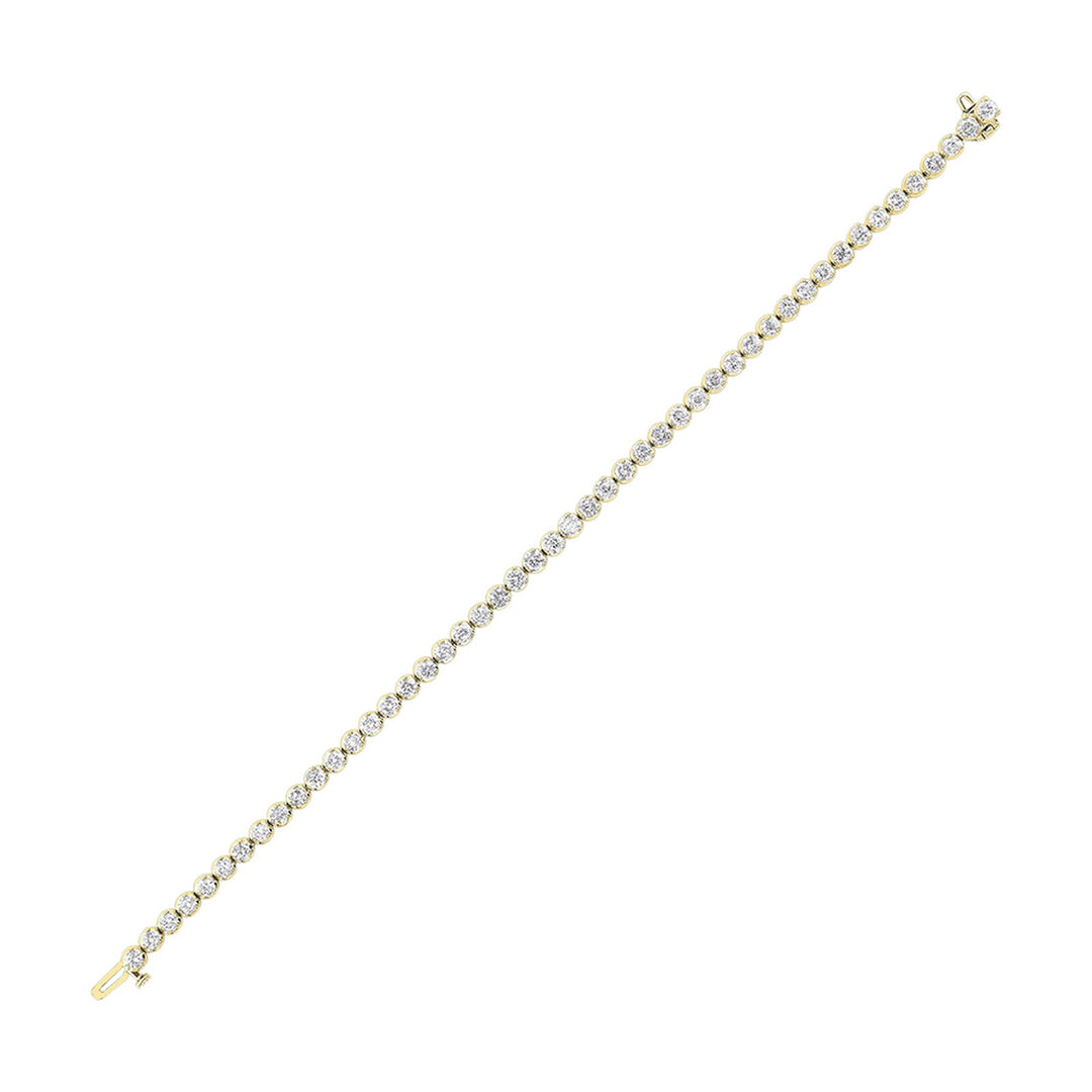 14Kt Yellow Gold Diamond 5Ctw Bracelet