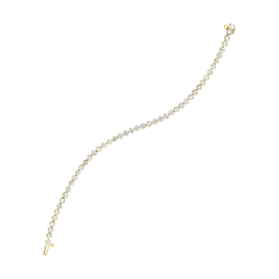 14Kt Yellow Gold Diamond 1Ctw Bracelet