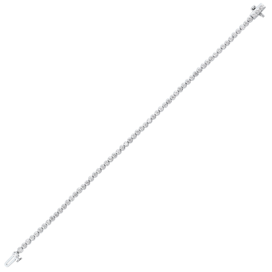 14Kt White Gold Diamond 2Ctw Bracelet