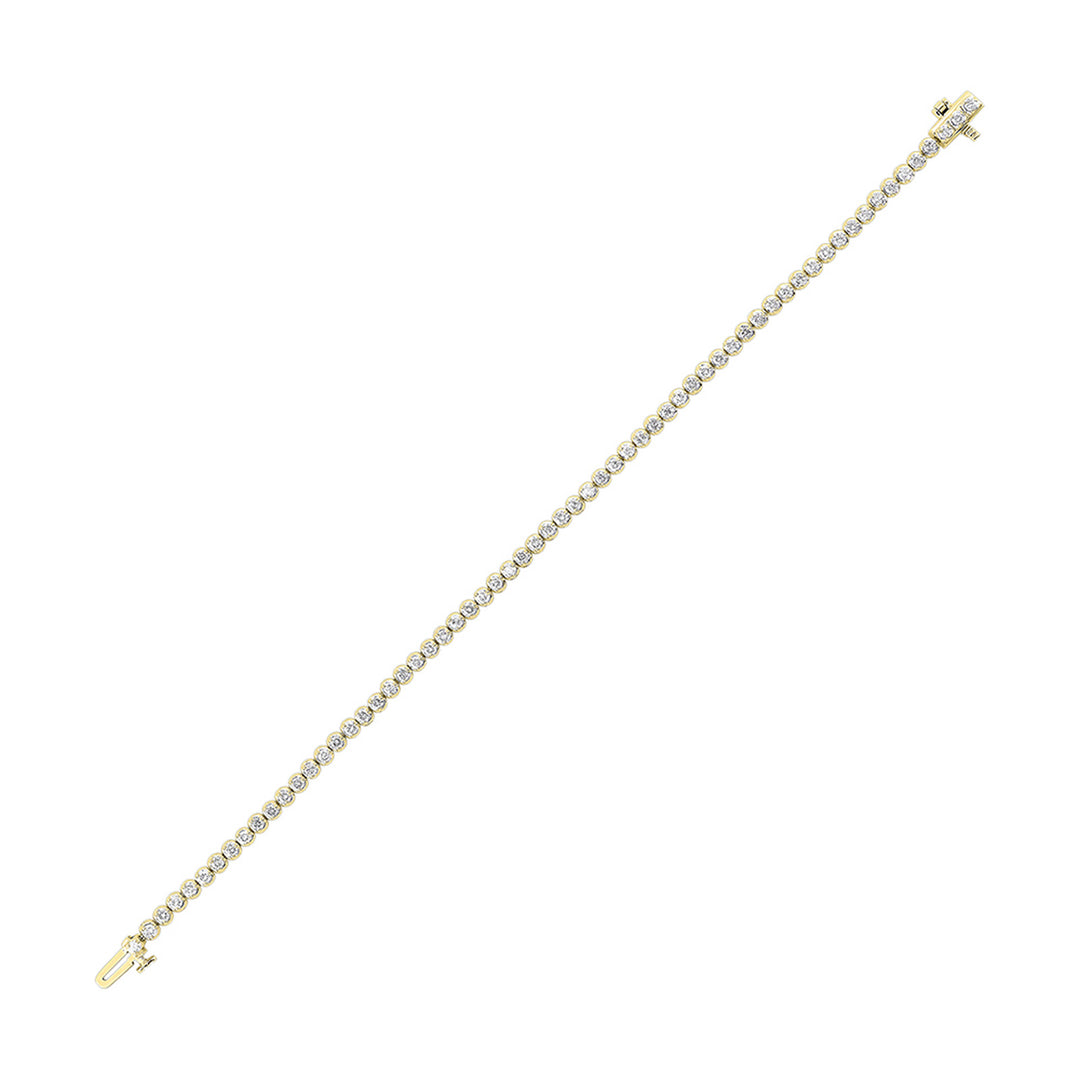 14Kt Yellow Gold Diamond 2Ctw Bracelet
