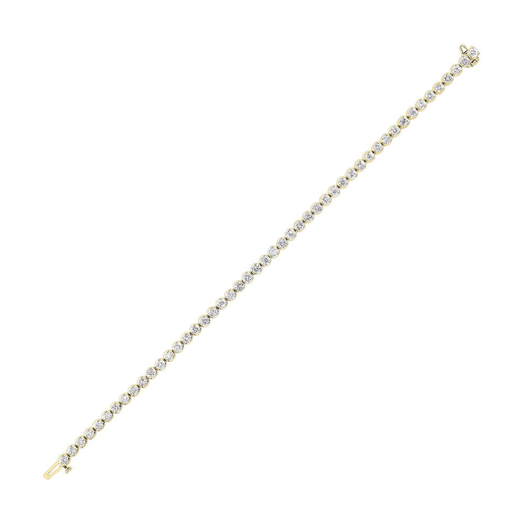 14Kt Yellow Gold Diamond 3Ctw Bracelet