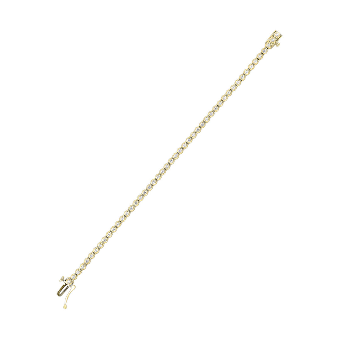 14Kt Yellow Gold Diamond 4Ctw Bracelet
