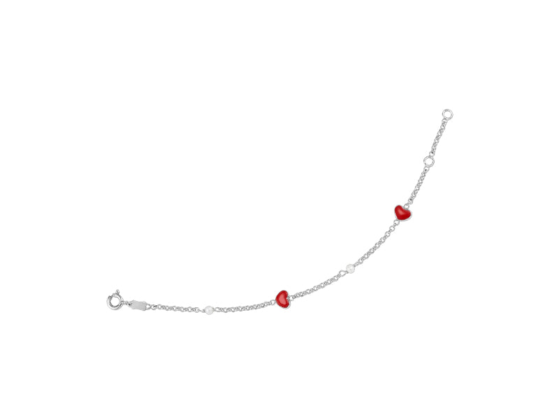 Silver White Bracelet