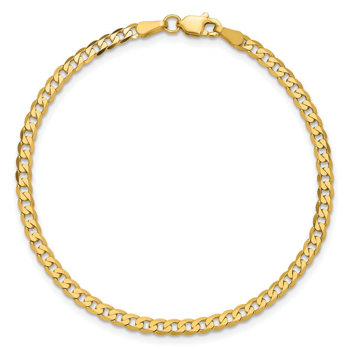 14k 2.9mm Flat Beveled Curb Chain